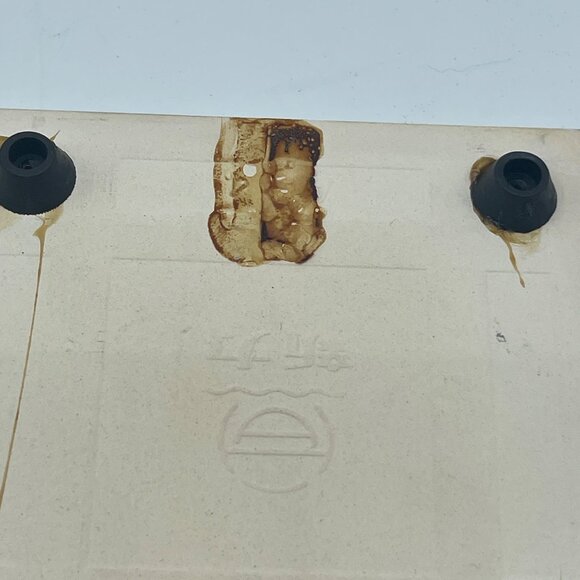 Vintage Jasco Taiwan Ceramic Tile Trivet Set of 2 Christmas Boy Girl Baking - Picture 3 of 9